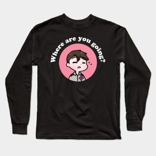 Hetalia Indonesia where are you going dark Long Sleeve T-Shirt